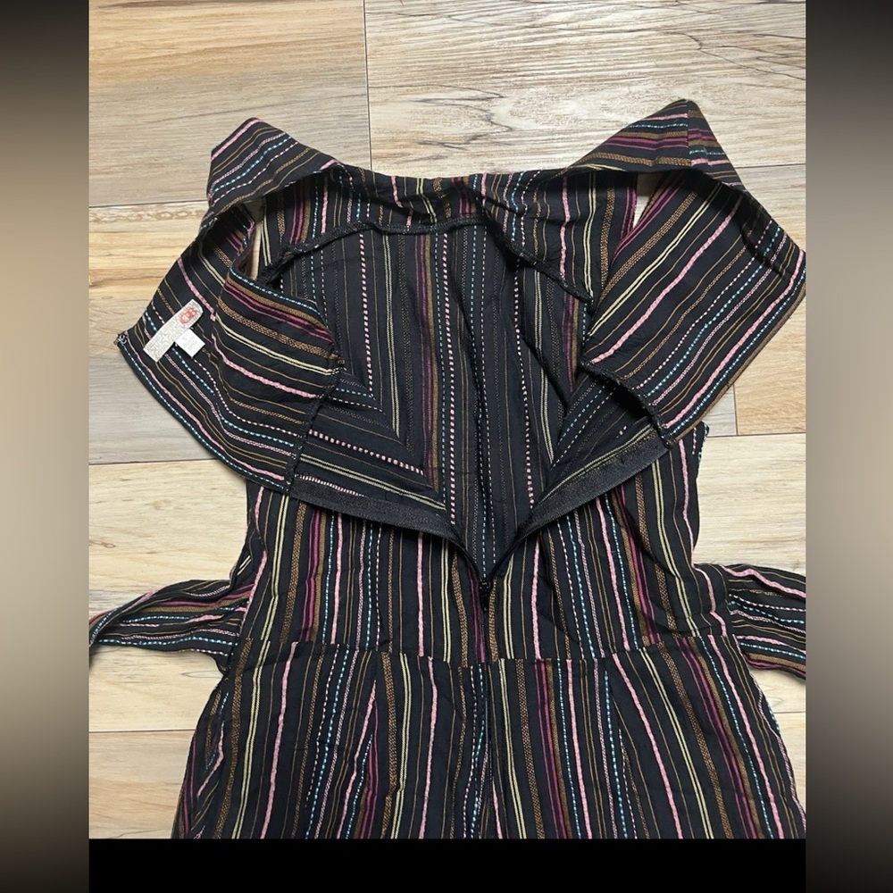 Size Small - Jumpsuit - Rainbow Striped - Tie Waist - GB / Gianni Bini - Picture 7 of 9